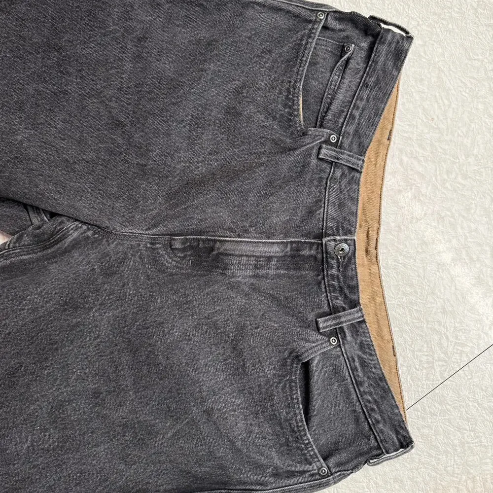 Duluth Trading Co Flex Fire Hose Work Jeans Men’s 42x30 Heavy Canvas Reinforced